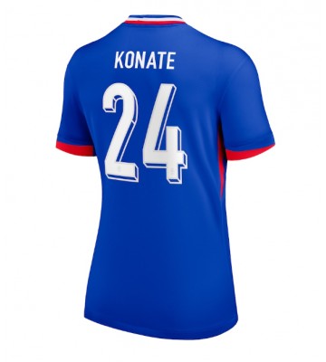 Frankrike Ibrahima Konate #24 Hemmatröja Kvinnor EM 2024 Kortärmad